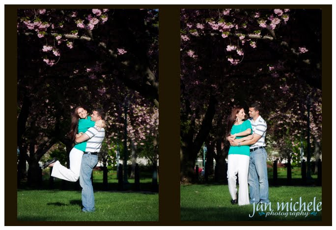 spring engagement portrait washington dc
