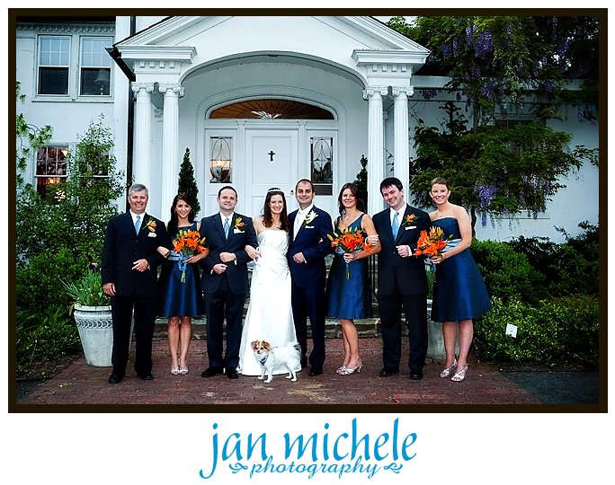 wedding party at River Farm Alexandria VA