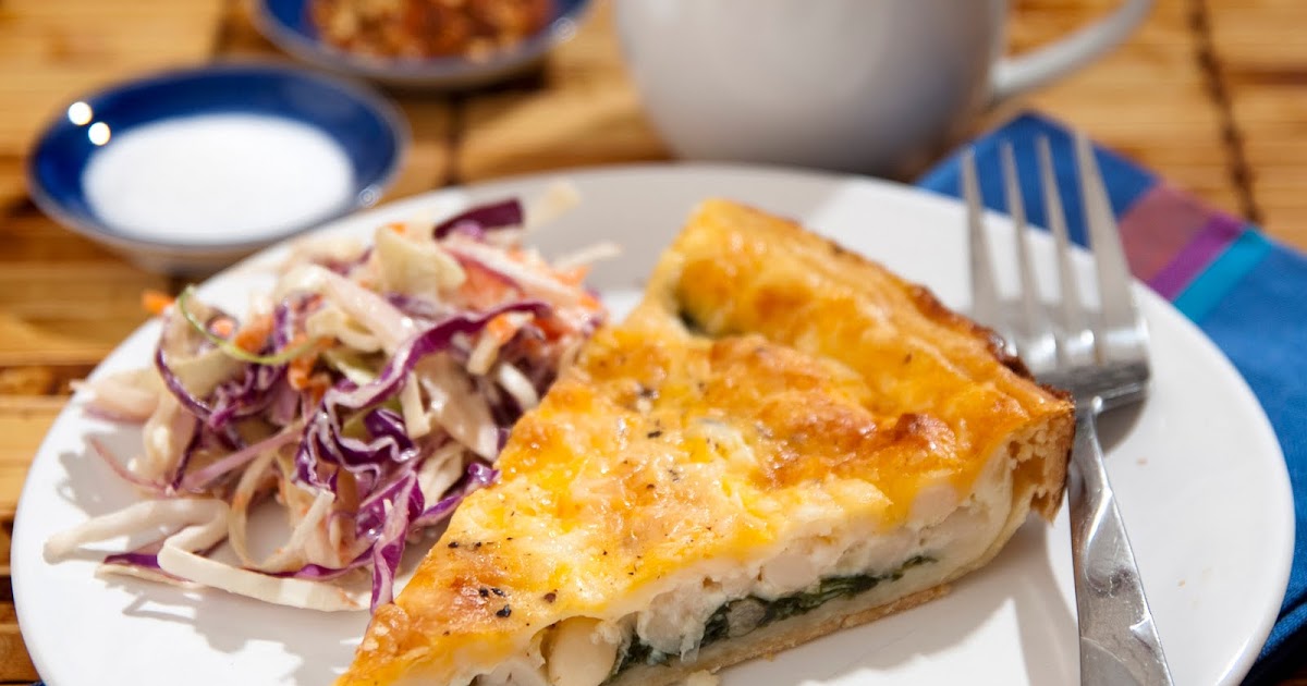 A Single Dad Cooks... Spinach & White Bean Quiche
