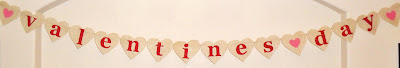 Brittney's Budget Crafts: Burlap Valentine's Day Banner