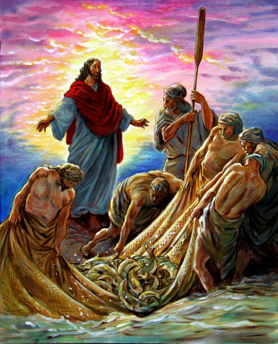 Jesus Disciples Fishing