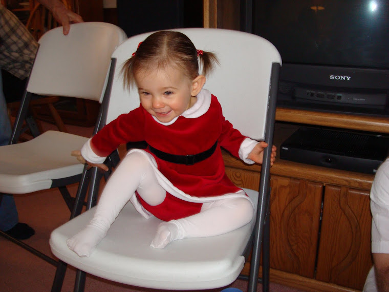 I'm such a big girl now. I loved sitting in the big person chair at the party!!