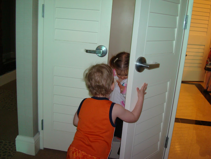 Dylan loved playing in the closets with me too