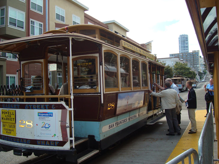 My Mom and Dad jumped on this trolley, hung off the side of it, and rode it to Union Square!