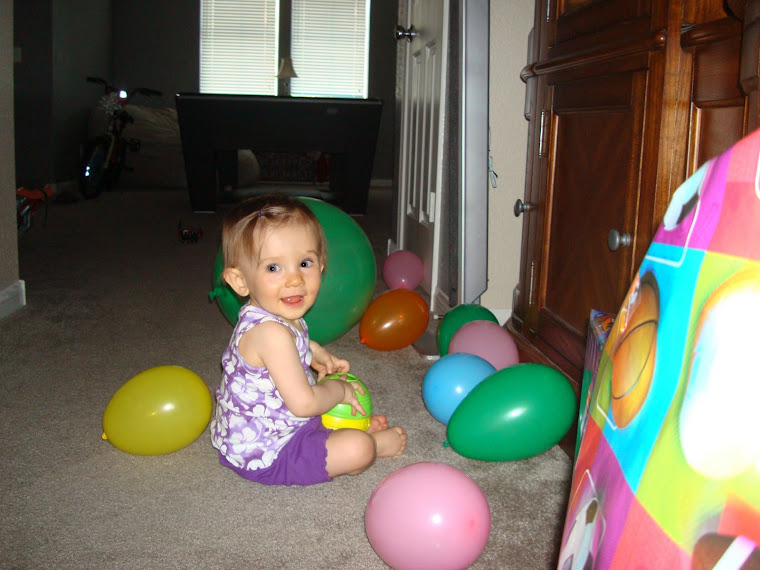 The balloons were the hit of the party!