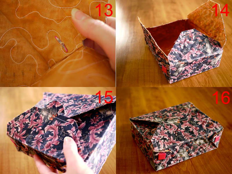michele made me Tutorial Reversible Fabric Gift Box