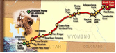 Ole's Route to the Salt Lake Valley