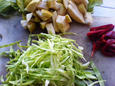 Spicy Cabbage and Guava Salad