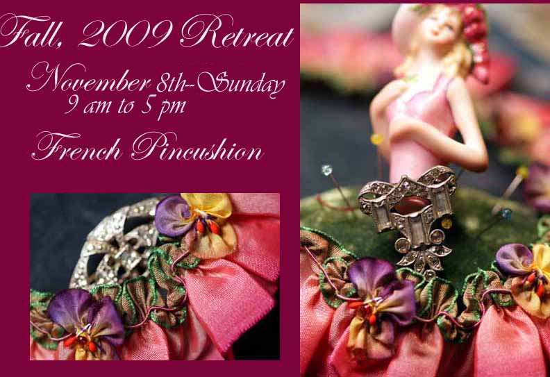Sunday, November 8, 2009 ~ 9 am to 5pm..............$65.