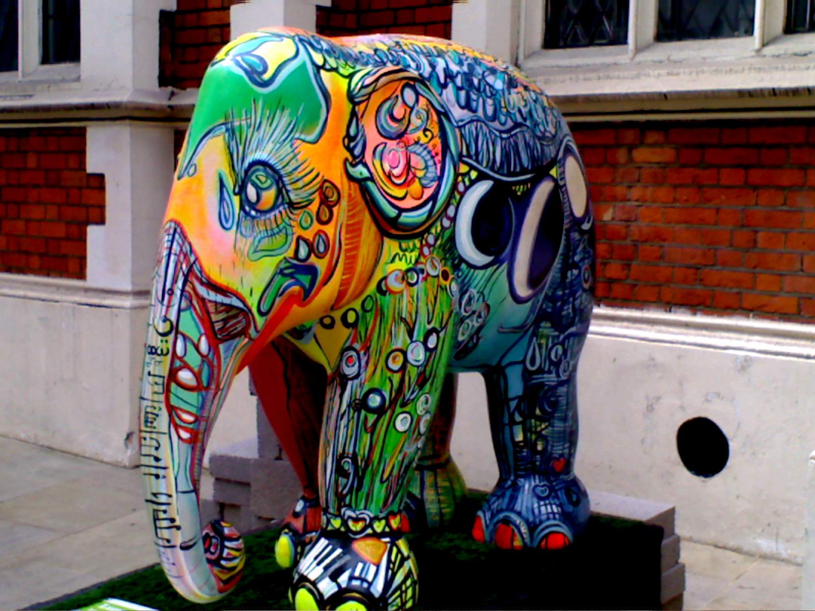 frumpy to funky Saying goodbye to our London elephants