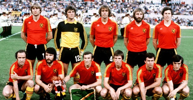 FOOTBALL RETRO Belgique 1980