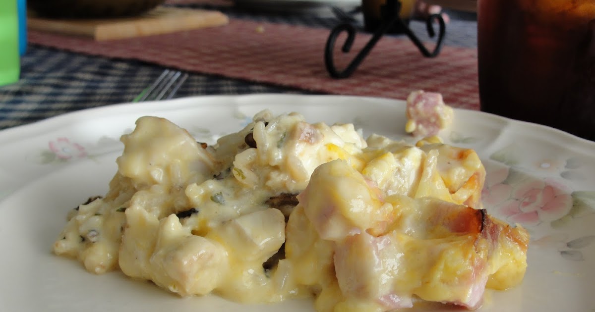 Married/Single Parent Chicken Ham Casserole