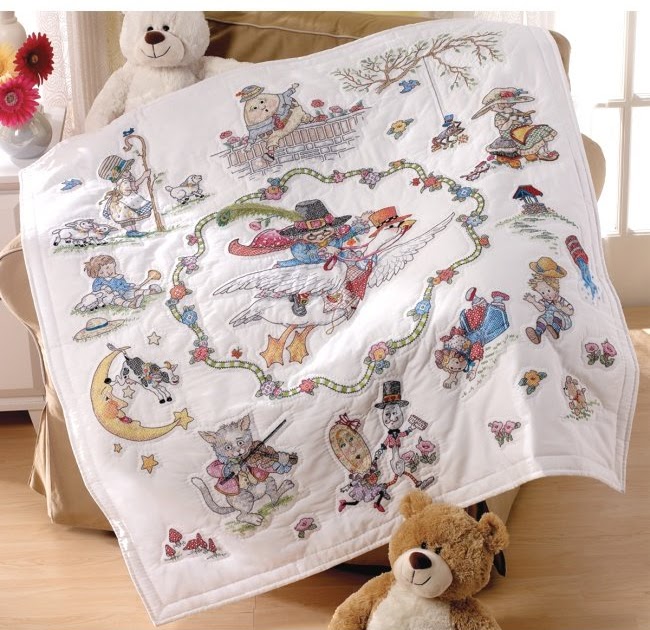 Weekend Kits Blog Mary Engelbreit Mother Goose Cross Stitch Kits