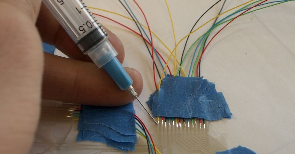 Ben Krasnow Attaching copper wires to flat plastic ribbon cables