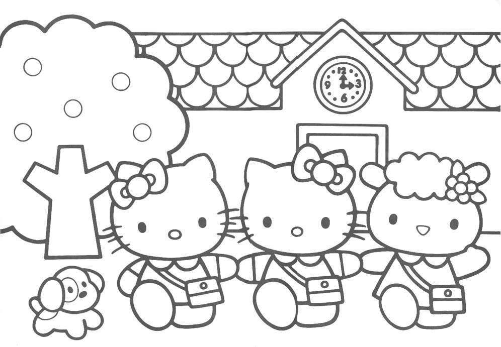 Hello Kitty Coloring Pages - Free Printable Pictures Coloring Pages For
