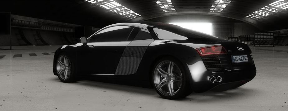 Audi R8 Black Top Racer