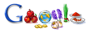 праздничный логотип Google 4 Doodle