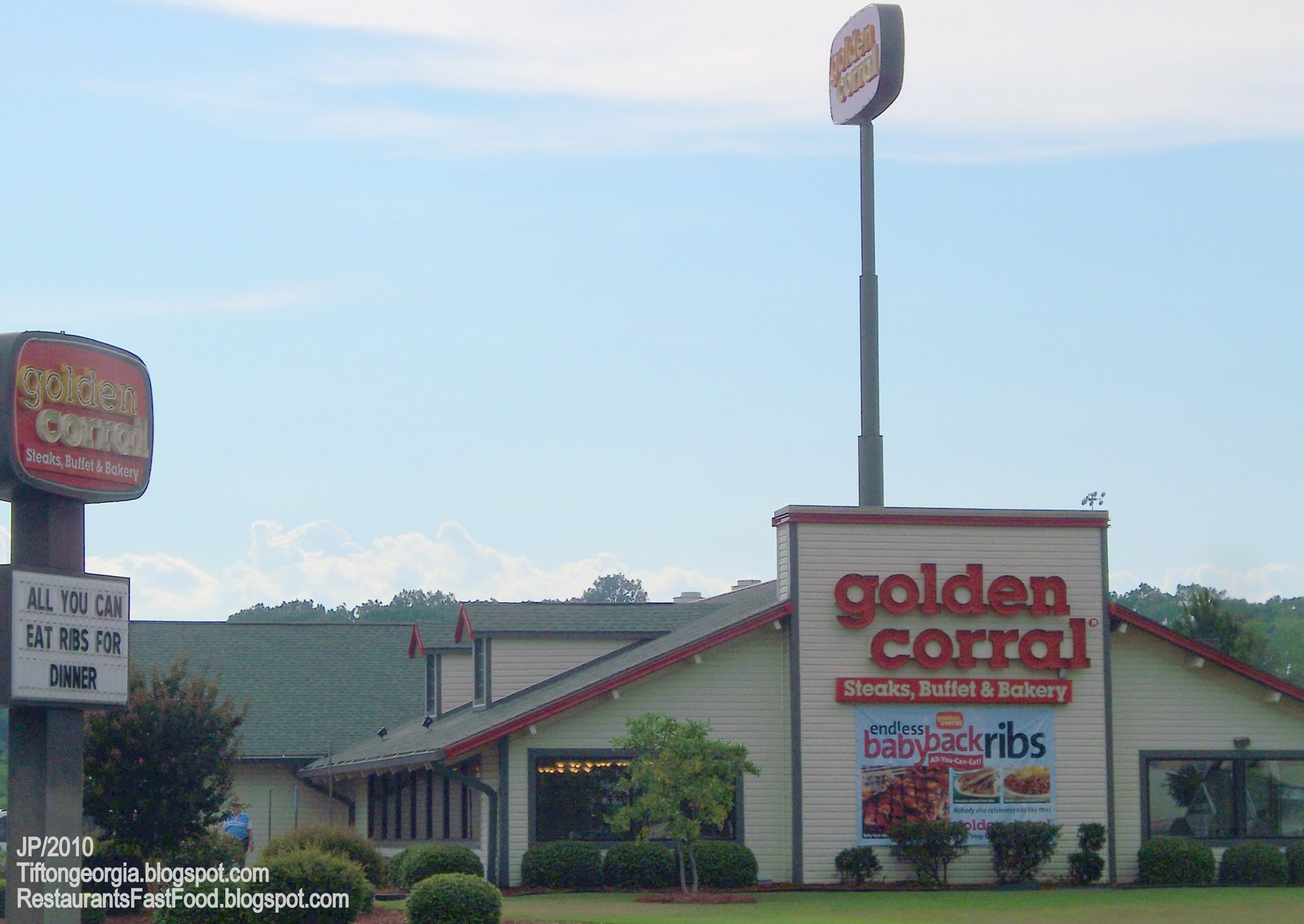 golden corral steak