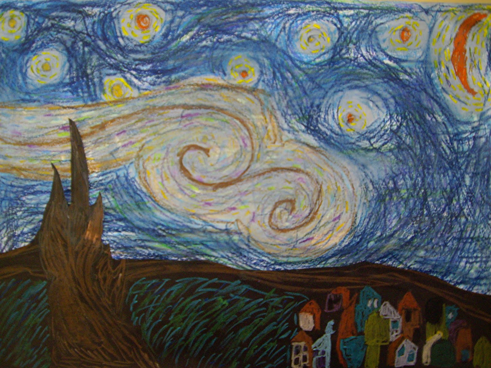 Use Your Coloured Pencils: Starry Night Reproductions