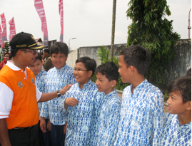 Peletakan Batu Pertama Musholla Attarbiyah oleh Wawali H.M.Rizal Effendi,SE Tahun 2009