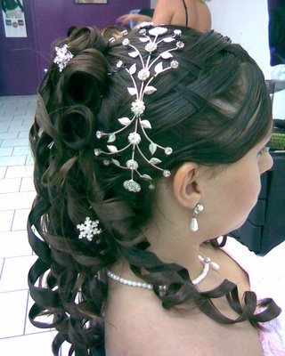 Penteado semi-preso