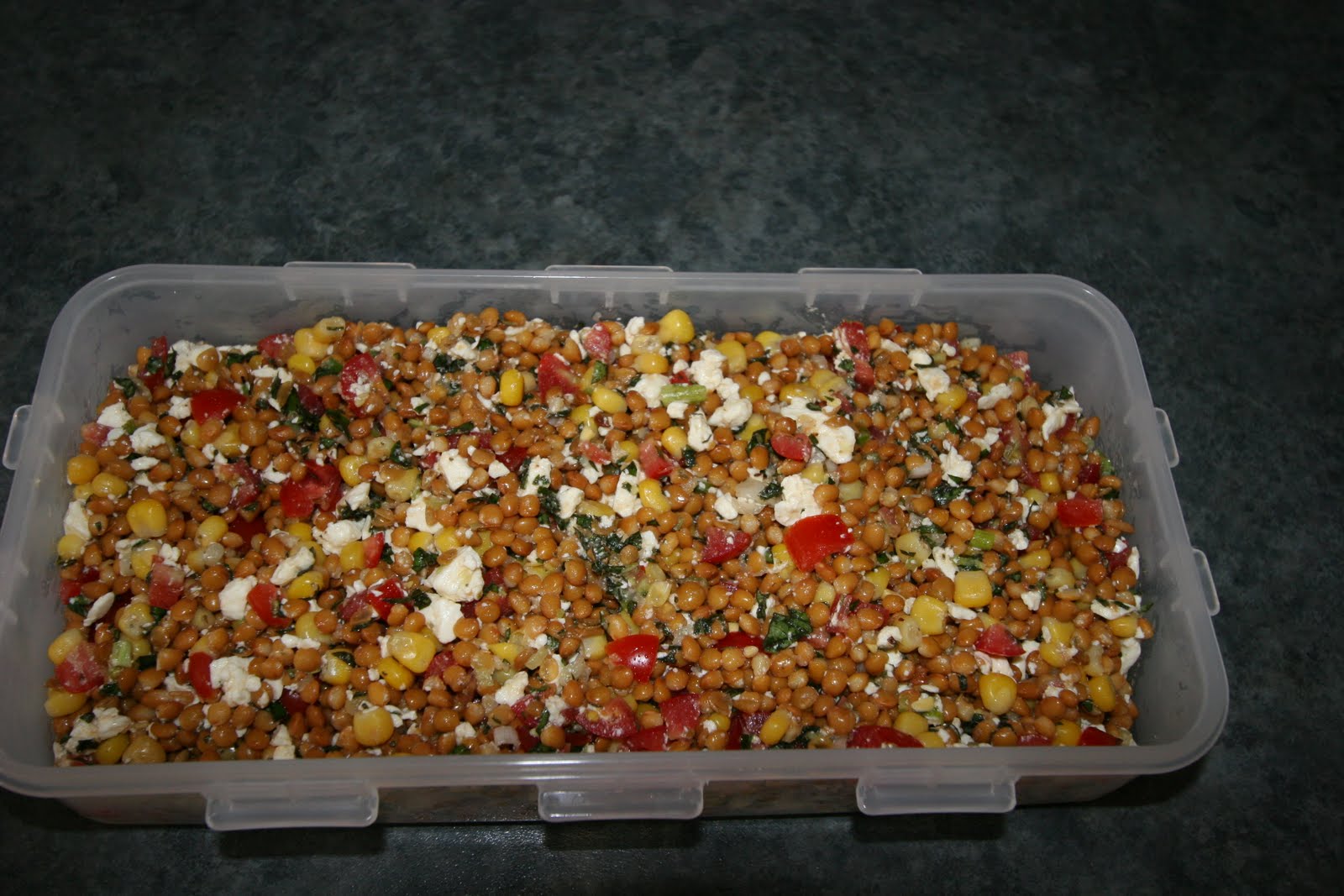 Lady A Lentil Appetizer with Scoops