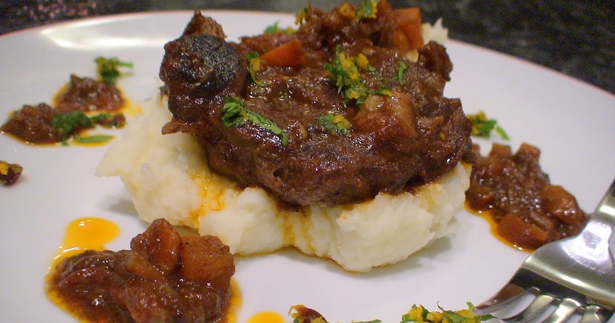 fleur de sel osso bucco with sour cherry gremolata