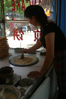 jian bing (chinese breakfast crepes)