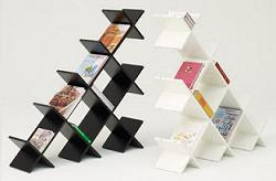 pyramid bookshelf