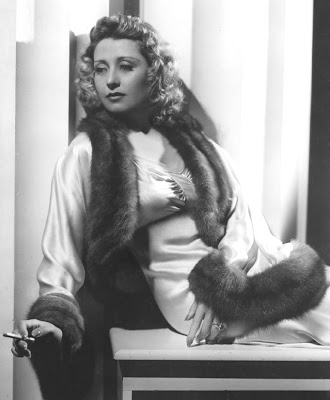 Joan Blondell all furry.