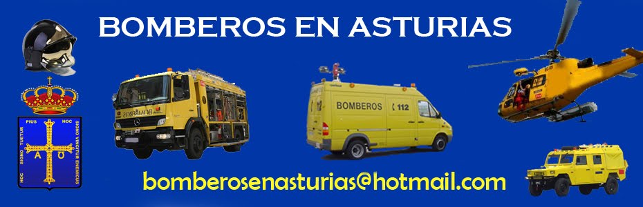 Bomberos en Asturias