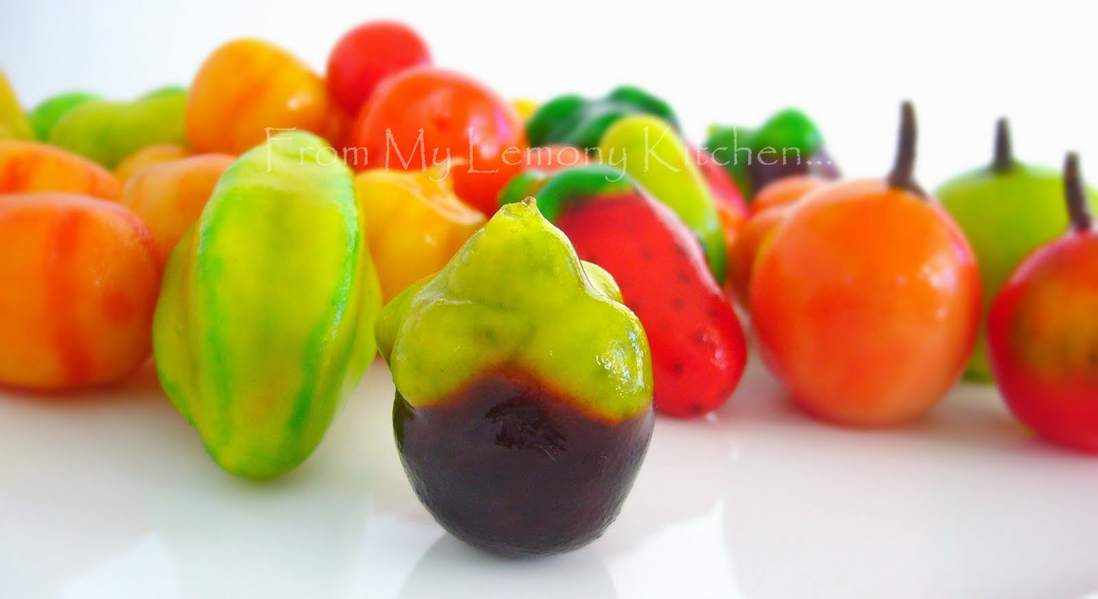 Lap Chup/ Miniature Fruits and Vegetables Lisa's Lemony Kitchen