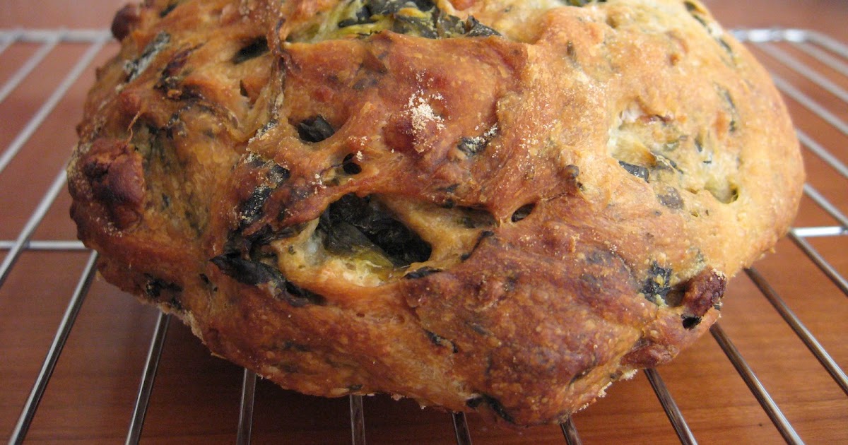 My Food Affair Spinach Feta bread