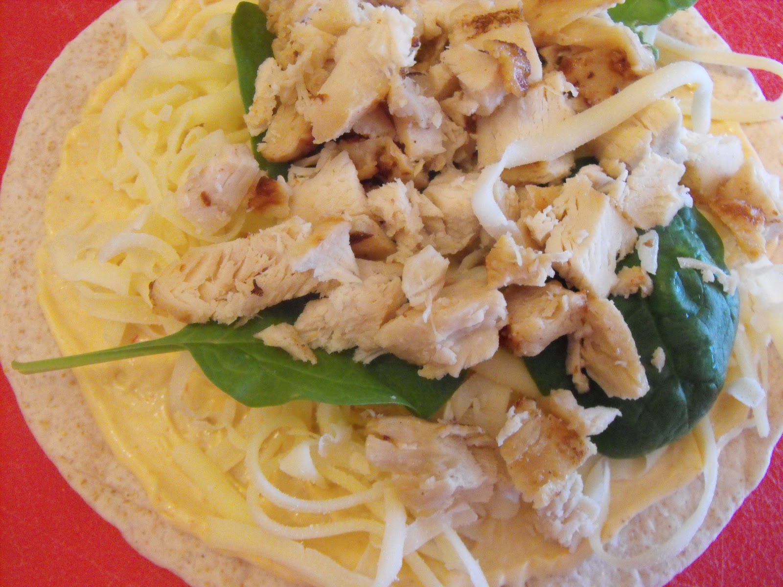 Lorinda's Lunch Box Lowdown Mini Chicken and Spinach Quesadilla Roll Ups