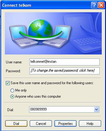 CARA SETTING DIAL-UP ( TelkomnetInstan)
