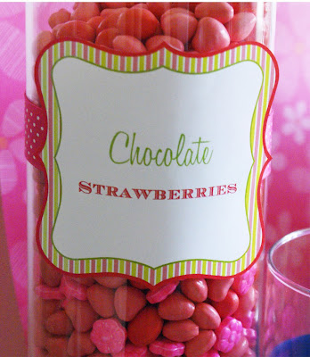 candy buffet labels. I myself have done candy