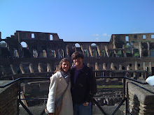 at the colosseum in rome