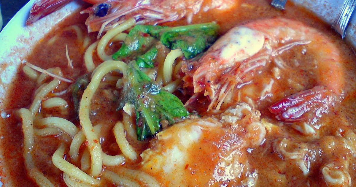 I love to Eat Food in Johor  Mee Udang / Prawn Noodle Tanjung Langsat