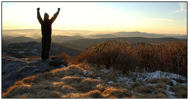 Bryan Hill at Sunrise on the Appalachian Trail