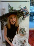 My little witch and mummy