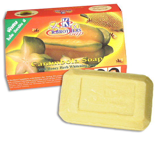 K.Brothers Herbal Soap Products Carambola Honey Whitening Soap