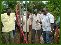 Installing Clean Water Jinja Uganda