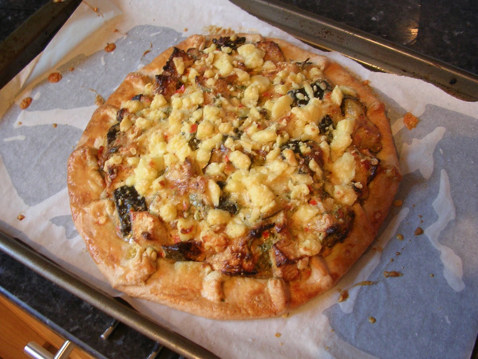 Chef Mel's Kitchen Recipe Roast Celeriac,Chilli and Courgette Tart