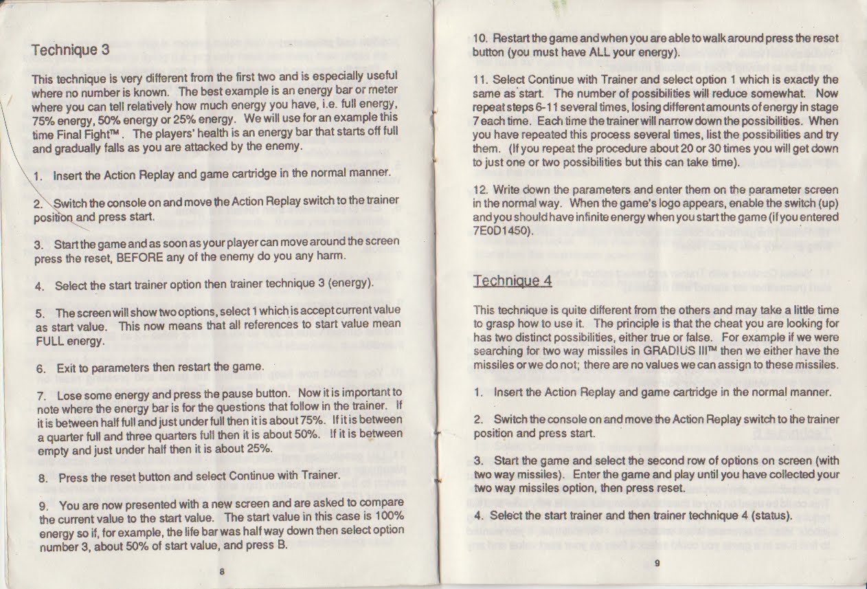 gba action replay manual