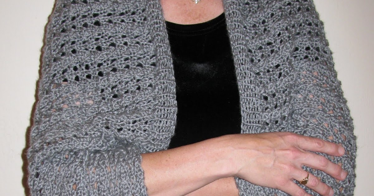 Yarn Over, Knit 2 Together Mockingbird Shrug