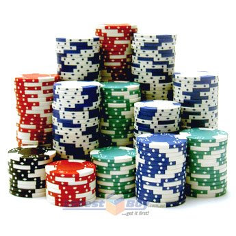 Different types of poker chips