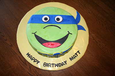Love "Eden" Cake!: ~Ninja Turtle Cake~