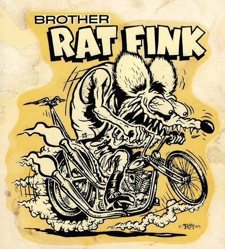 Rat Fink as one of the several hot rod characters created by one of the
