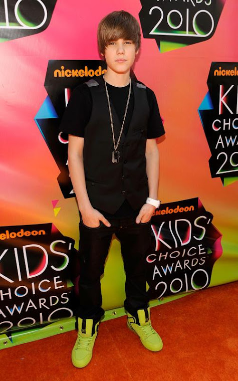 Justin en KCA 2010 (kids choice awards )