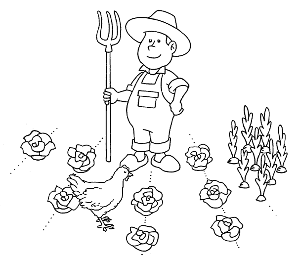 La Granja De Animales Para Colorear La Granja De Animales Para Colorear